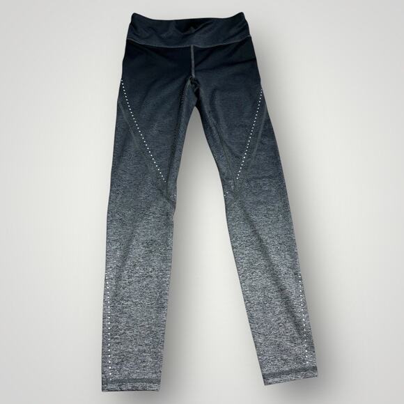 Peloton Size Small Athletic Legging Gray Heathered Ombre Spandex Stretch Reflect - Picture 8 of 8
